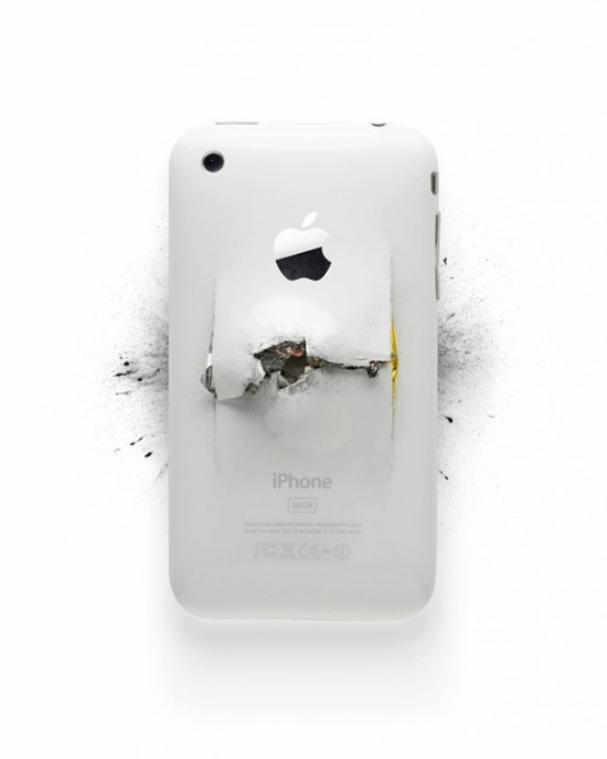 Destroyed Apple Products