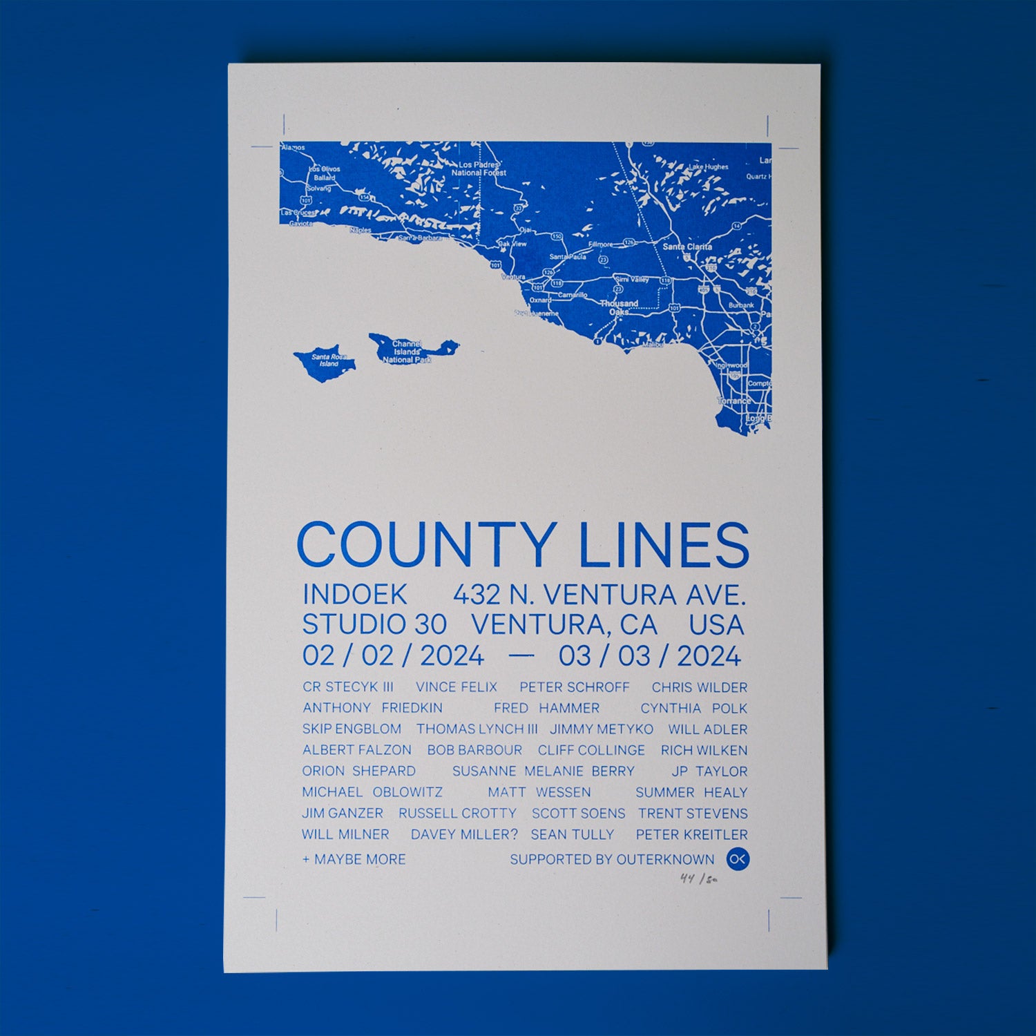 County Lines Print