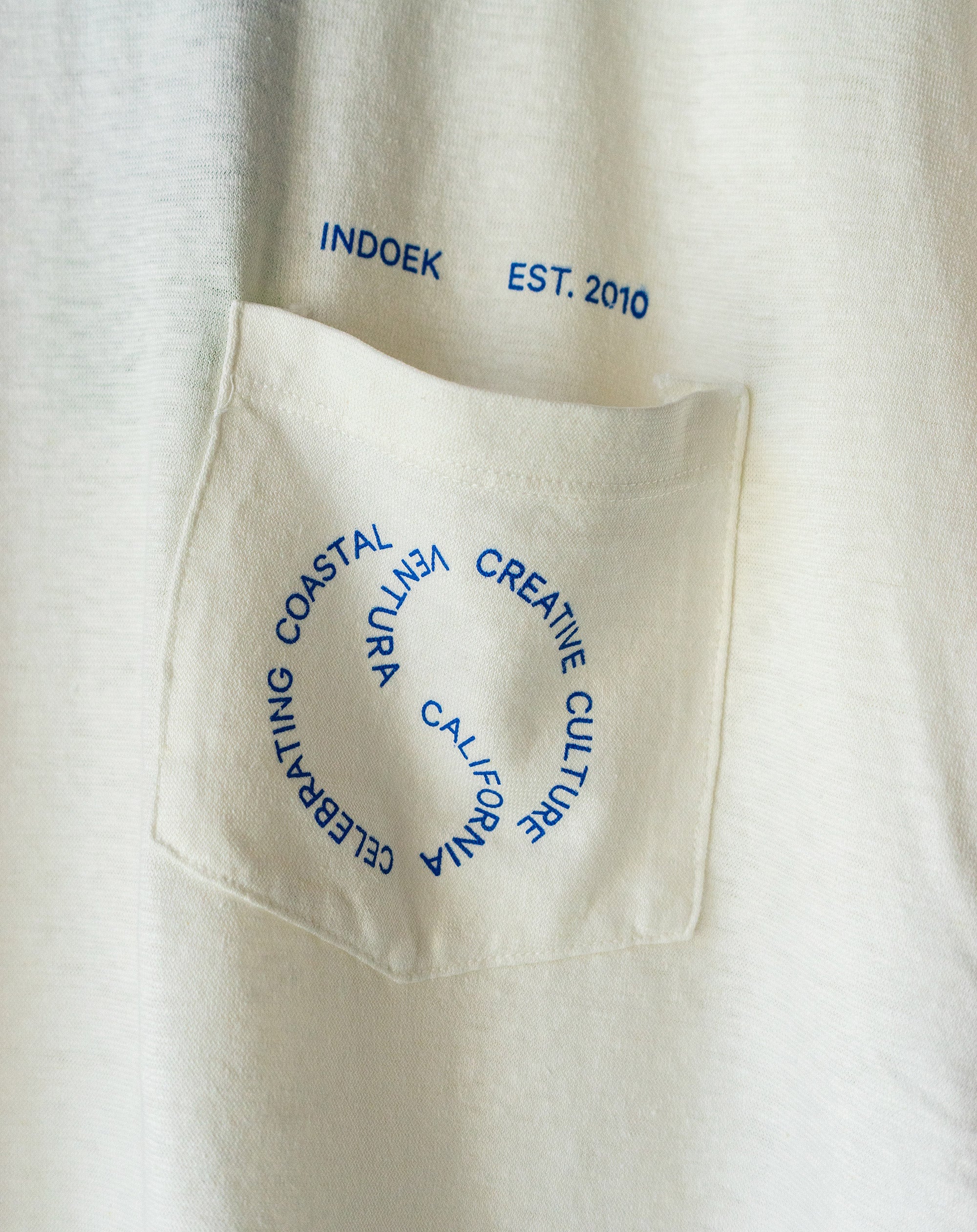 Yin Yang Hemp Pocket Tee – Washed White