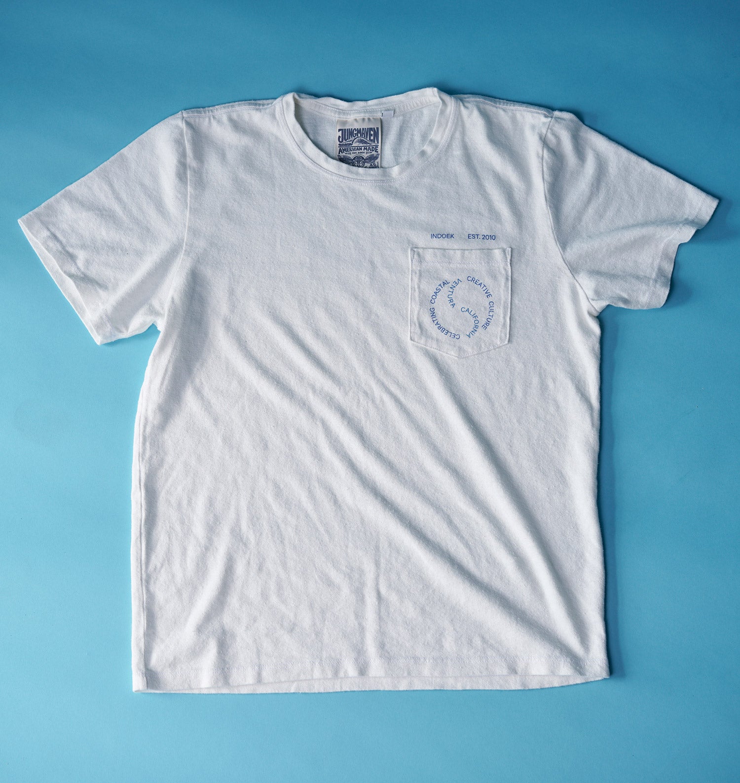 Yin Yang Hemp Pocket Tee – Washed White
