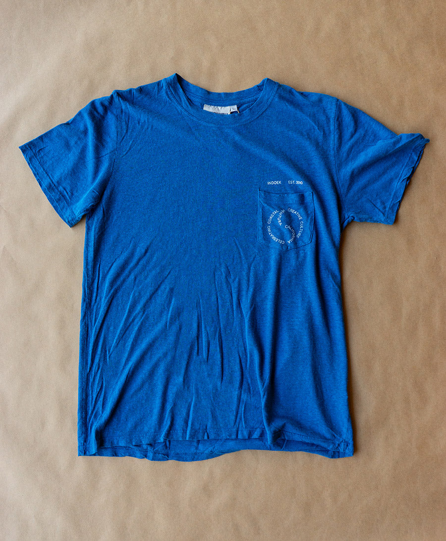 Yin Yang Hemp Pocket Tee – Galaxy Blue